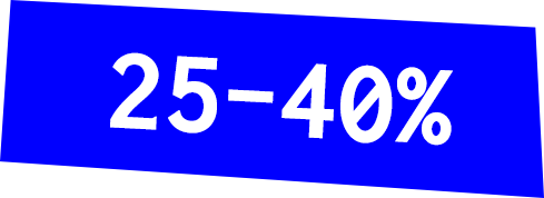 twenty-five to forty percent of adults with adhd